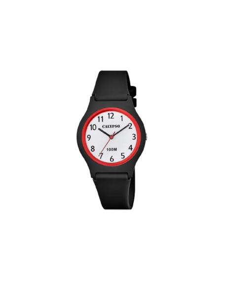 Calypso Sweet Time Montre Enfant Silicone Noir K5798/6