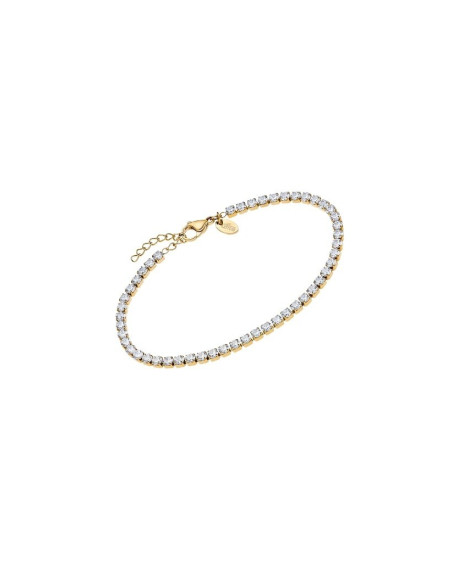 Lotus Style Bracelet Femme Acier Doré Et Strass LS2341-2/2