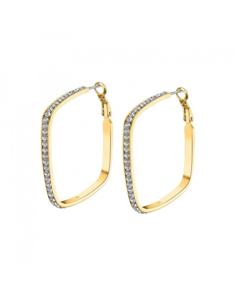 Lotus Style Boucles D'Oreilles Femme Acier Doré Et Strass LS2357-4/2