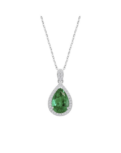 Lotus Silver Collier Femme...