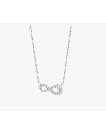Lotus Silver Collier Femme...