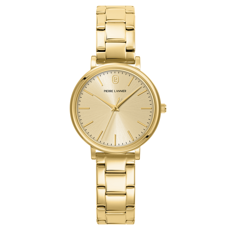Pierre Lannier Essential Montre Femme Acier Doré 089K542 Pierre Lannier Essential Montre Femme Acier Doré 089K542