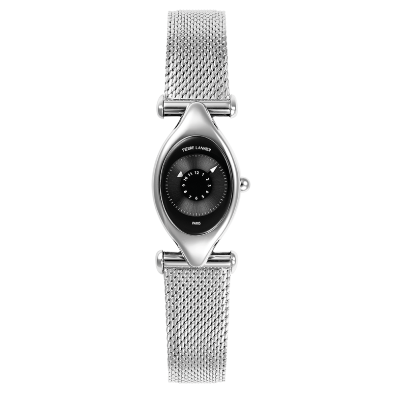 Pierre Lannier Ovni Montre Femme Acier Milanais 094L631 Pierre Lannier Ovni Montre Femme Acier Milanais 094L631