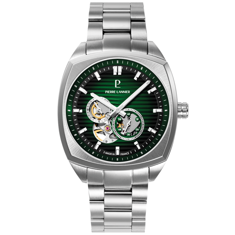 Pierre Lannier Arcadius Homme Automatique Acier 328F171 Pierre Lannier Arcadius Homme Automatique Acier 328F171