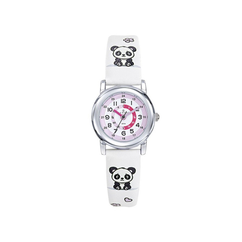 Certus Montre Enfant Cuir Blanc Pandas 647716