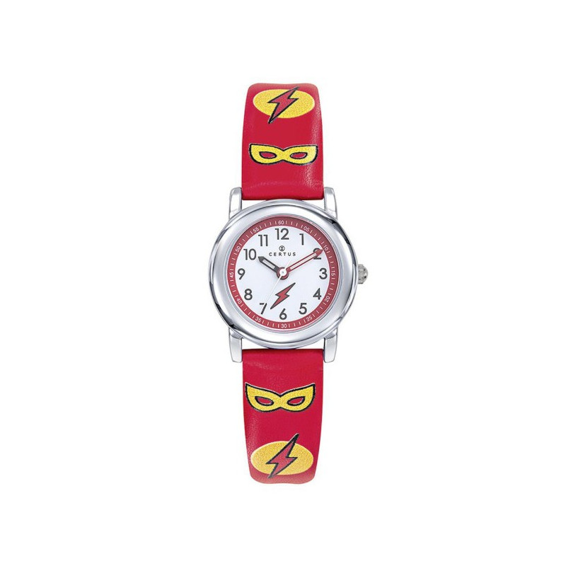 Certus Montre Enfant Cuir Rouge Super Héros 647721