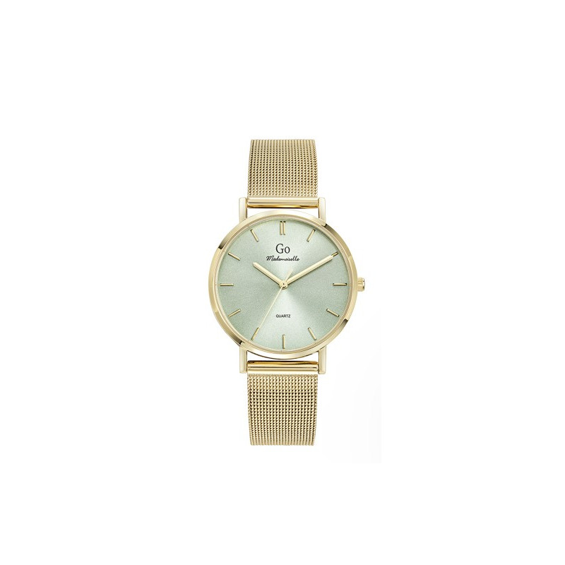 Go Girl Montre Femme Acier Doré Milanais 695622