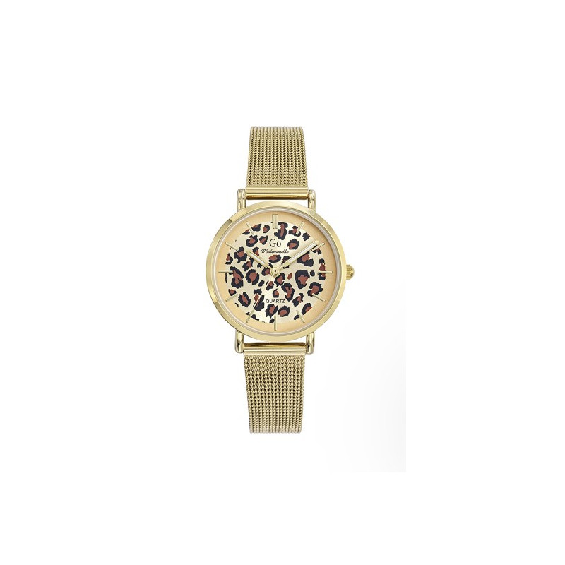 Go Girl Montre Femme Acier Doré Milanais 695631