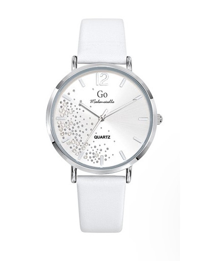 Montre Go Femme Cuir Blanc...
