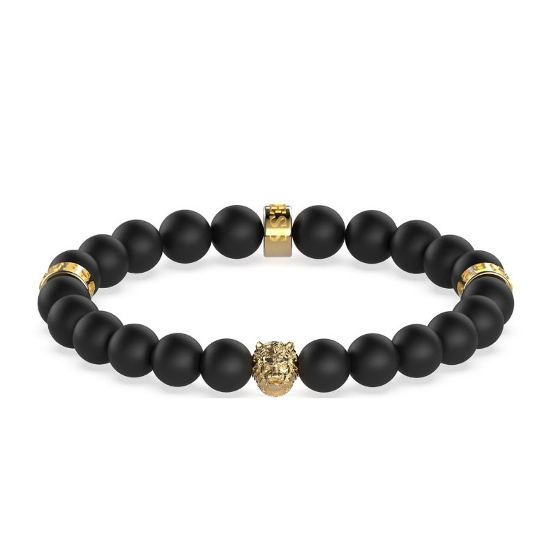 Guess Lion King Bracelet Homme Acier Doré JUMB01303JWYG