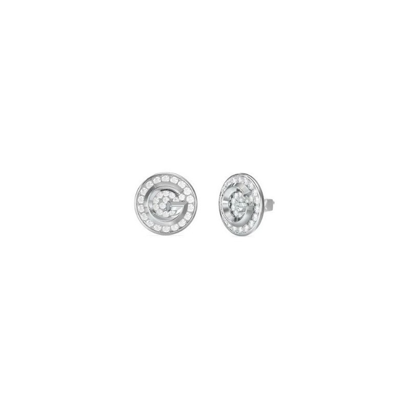 Guess G Crystal Boucles D'Oreilles Acier JUBE05448JWRH
