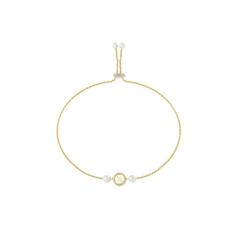 Guess Tiny Pearly Bracelet Acier Doré JUBB05520JWYG