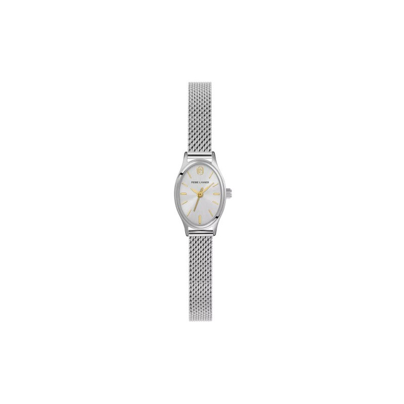 Montre Pierre Lannier OVALIA Femme Acier maille milanaise 074M621