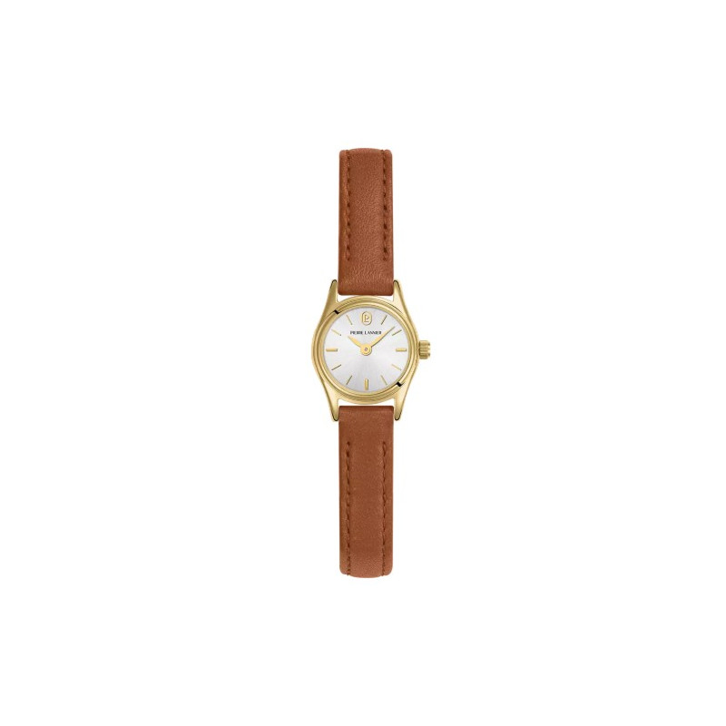 Montre Pierre Lannier PYA Femme Acier Cuir Marron 091M524