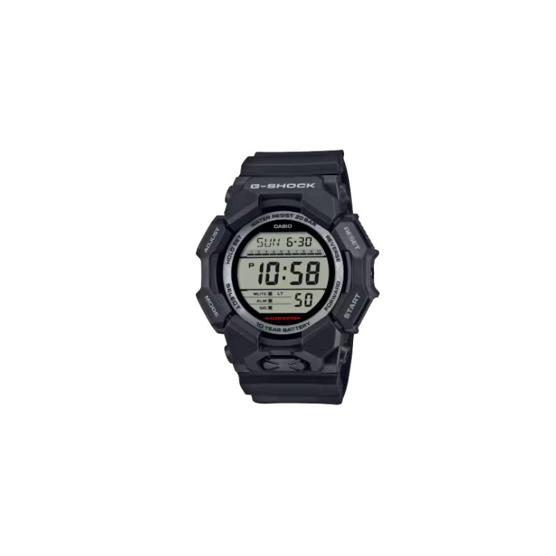 Casio G SHOCK Montre Homme Chrono Résine Noire GD-010-1ER