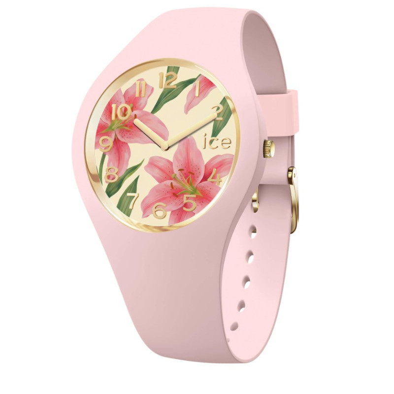 Montre Femme Ice Flower Soft Pink Lily 025900