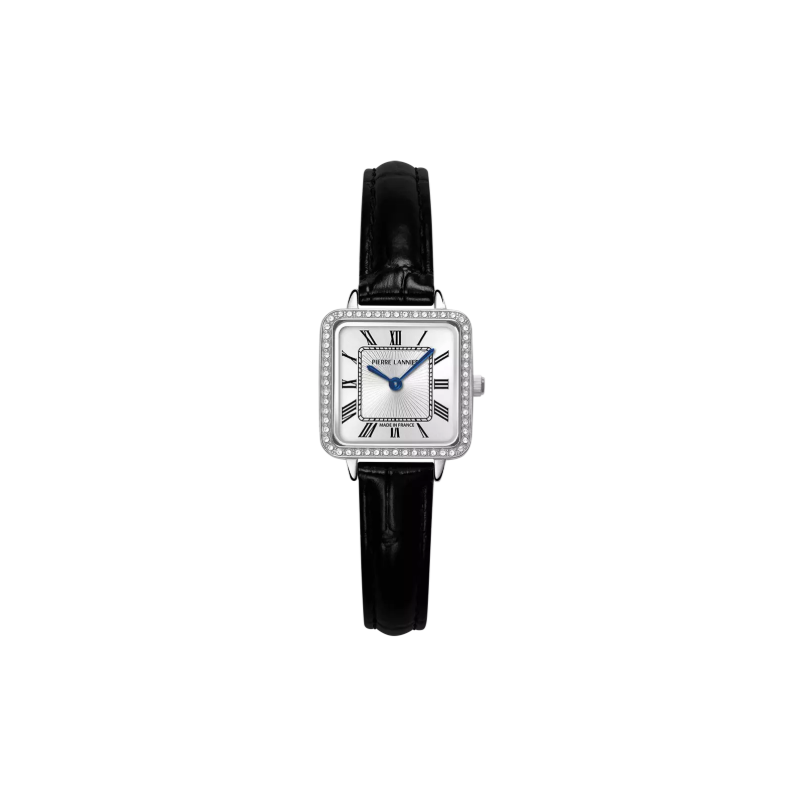Montre Pierre Lannier Leonor Femme Cuir Noir 019M623